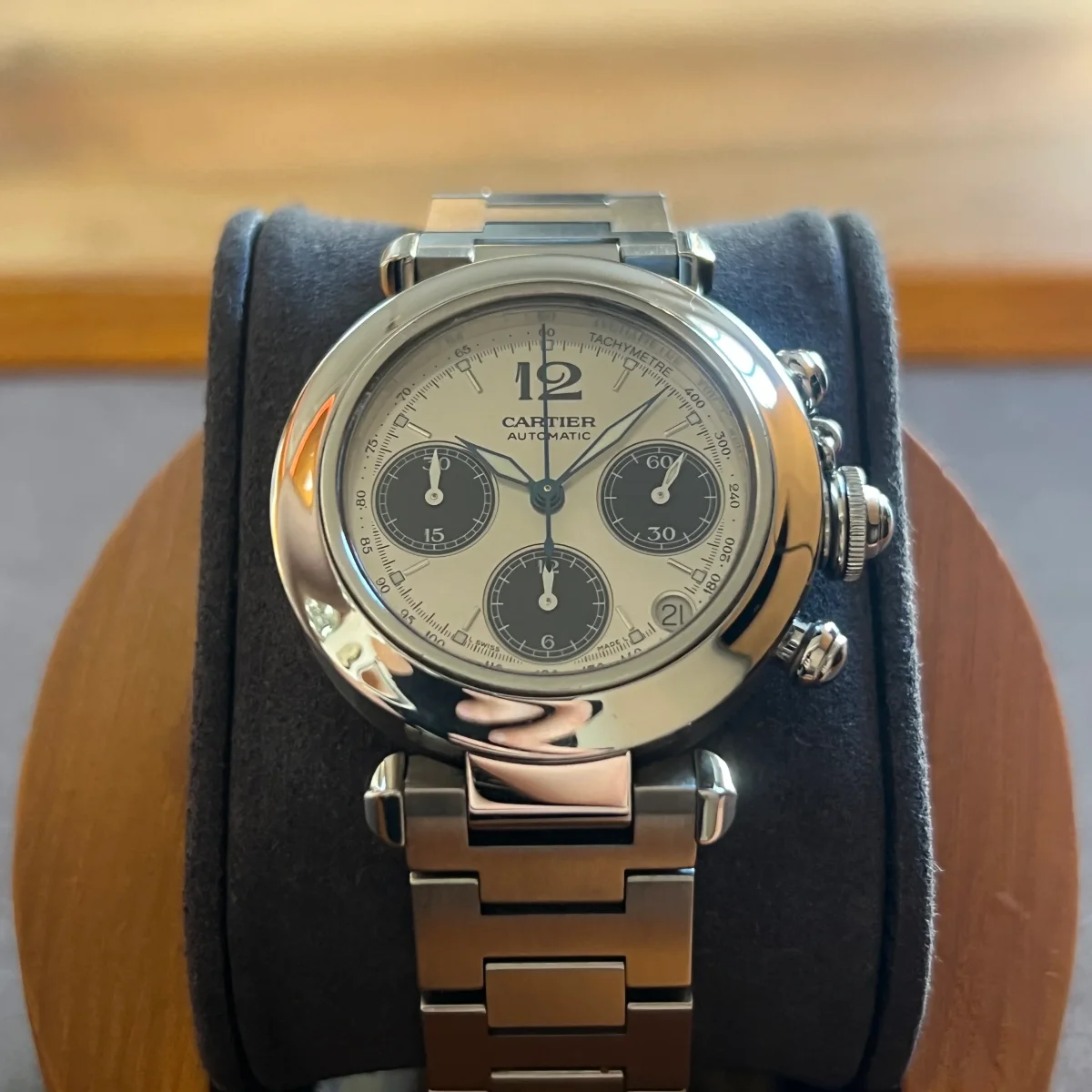 Cartier Pasha C Kronograf Automatisk W31048M7