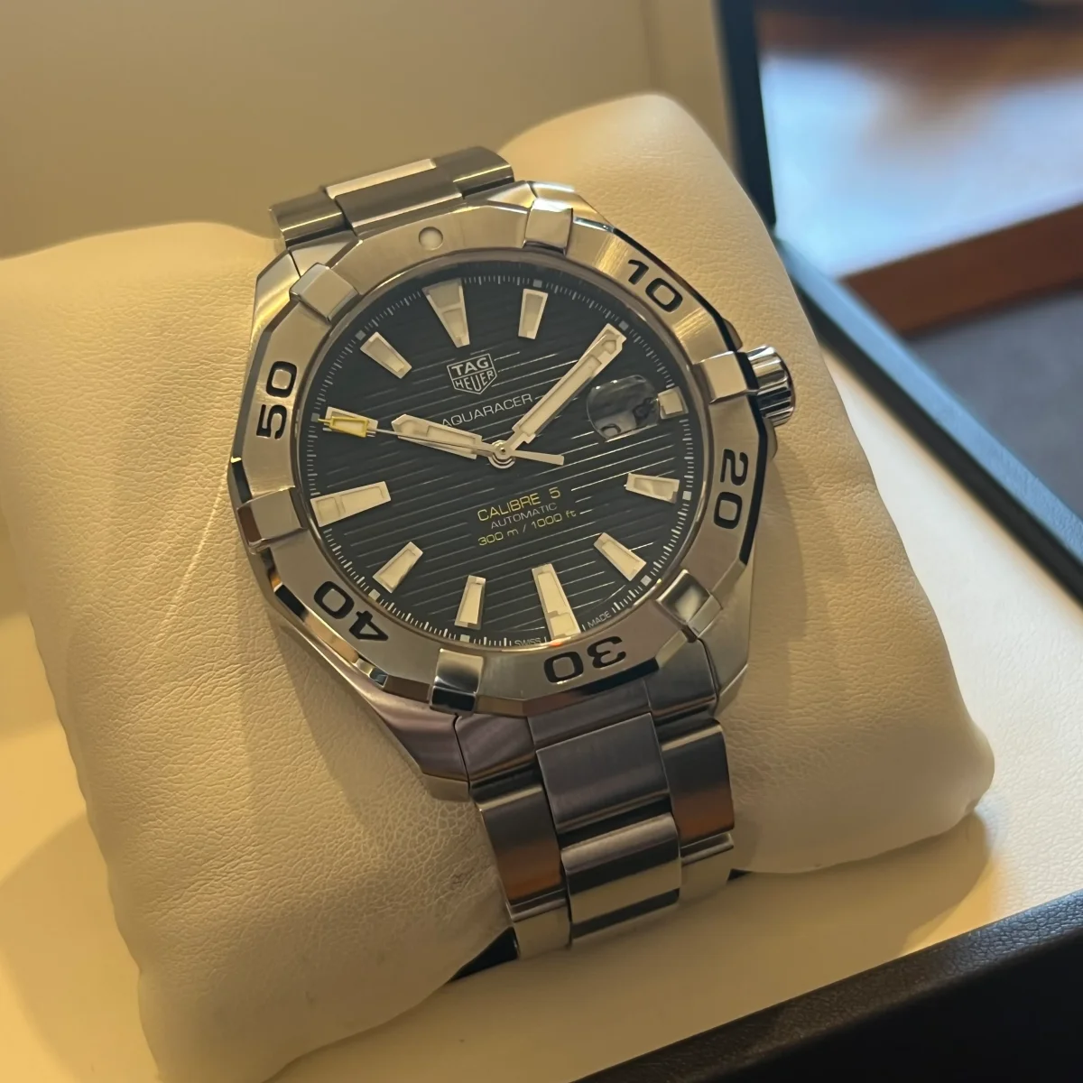 Tag Heuer Aquaracer Calibre 5 Automatic Date Full Set WAY2010 - Bild 3