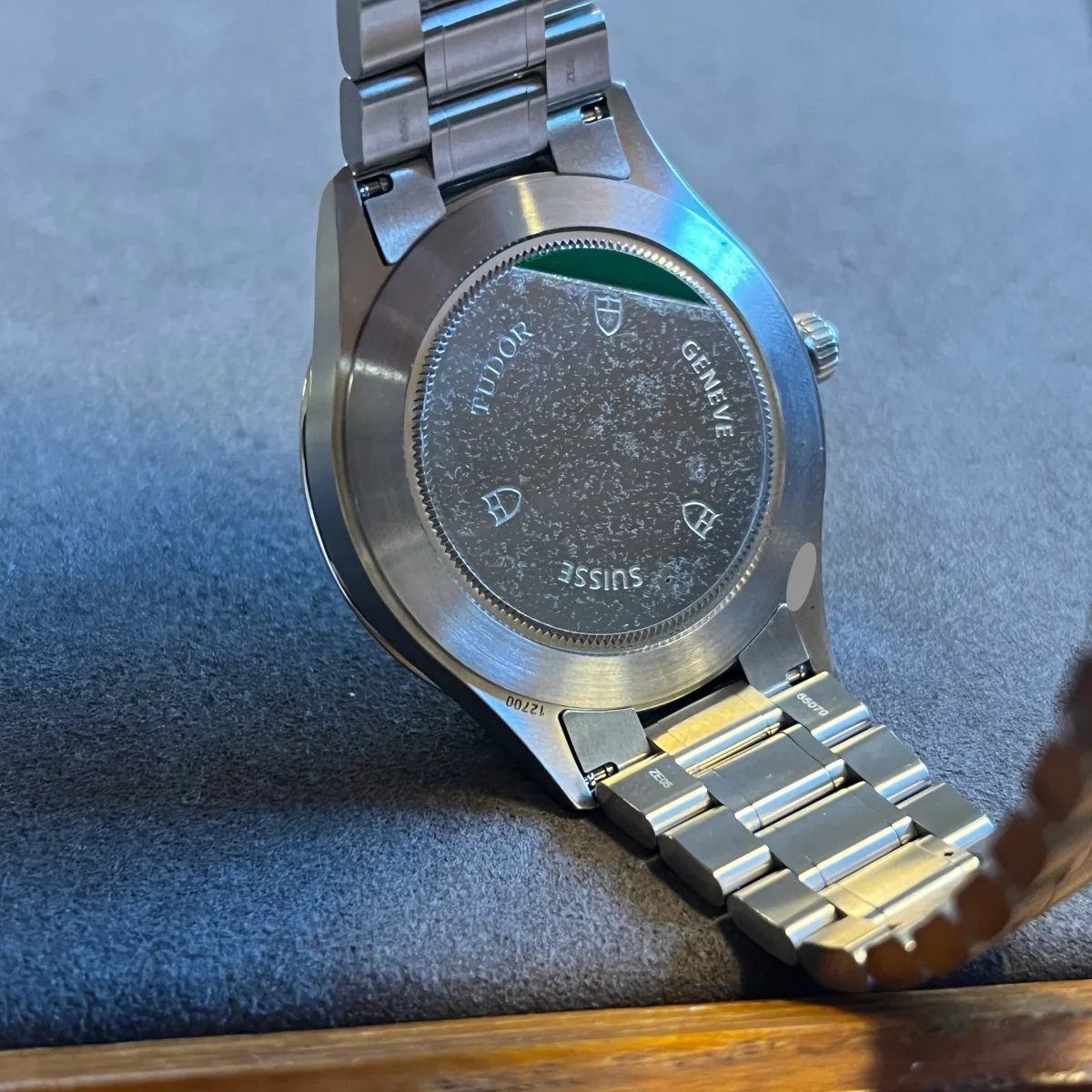 Tudor Stil Automatisk Datum Blå urtavla 12700 - Bild 6