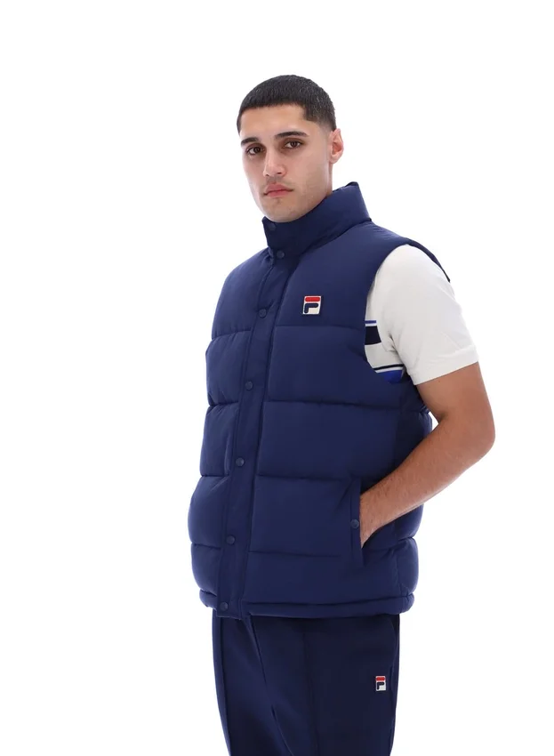 Fila Navy Blaze vadderad väst - Bild 3