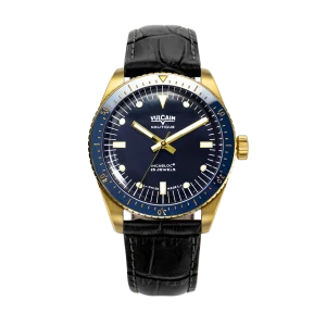 Vulcain Automatisk Skindiver Nautique - Guld & Blå