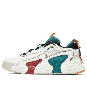 Swarm låga swirl-sneakers röd/vit/grön