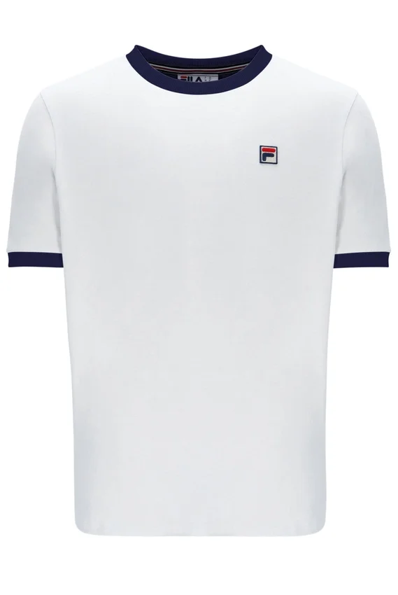 Vit Marconi Essential Ringer T-shirt - Bild 3